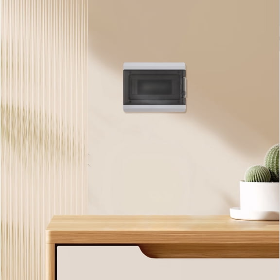 RENACLIPY White Electrical Distribution Box with Lockable Door and Built-in for Home Safety