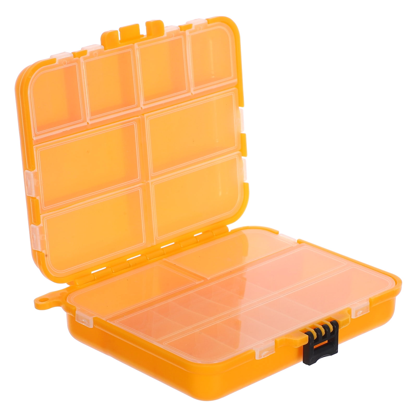 Hemoton Waterproof Fishing Gear Storage Box Floating Tackle Carrier Lure Container Fishhook Case for Fishing Trips Outdoor Adventures