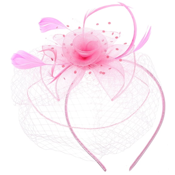 Hemoton Wedding Decorations Mesh Headdress Bride Men and Women