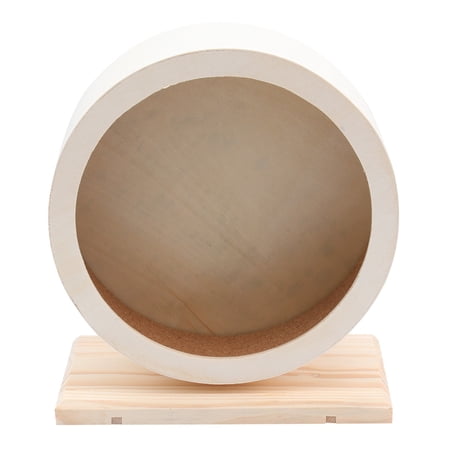 Wooden Non Run Disc for Hamsters Hedgehogs and Small Pets Exercise Wheel with Size