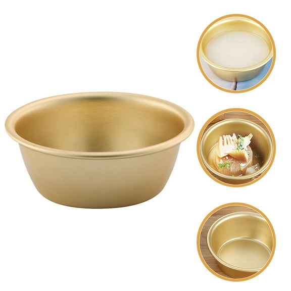 Hemoton Wine Bowl Decorative Drink Bowl Soup Bowl Korean Style Wine Drink Bowl Aluminum Wine Bowl