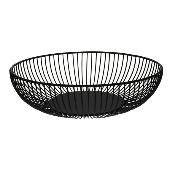 Hemoton Modern Wire Fruit Basket Bowl for Kitchen and Home Table Decor, Metal Storage Organizer