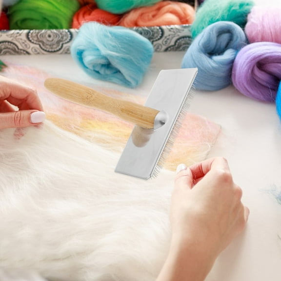 RENACLIPY Wool Carders Brush Renaclipy Multi Color Portable Hand Felting Tool for Home Use