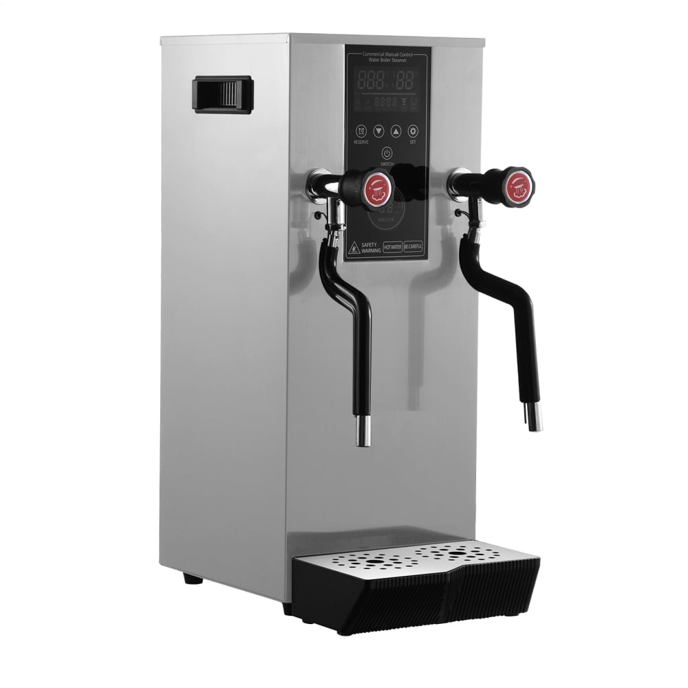 Hemousy 2000W Stainless Steel Double Steamer Milk Frother, 12L/H Output ...