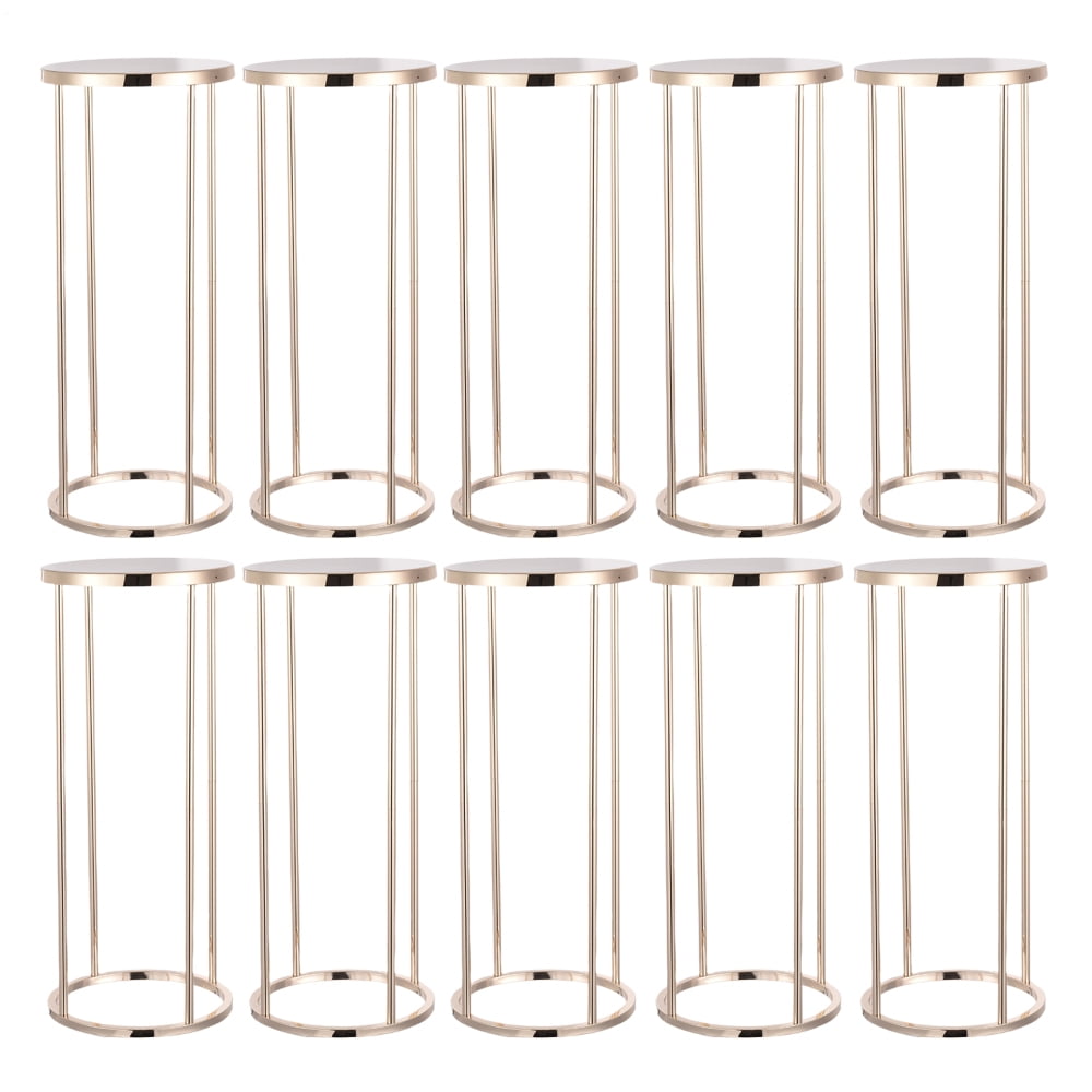 Hemousy 23.6in Tall Wedding Flower Stand 10-Pack Round Frame Metal ...