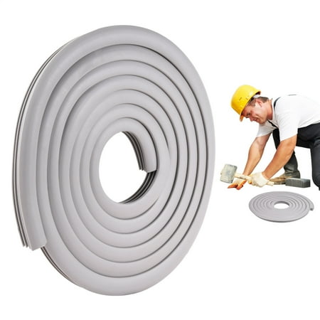 Hemousy 50 Ft Flexible Concrete Joint Filler Strips, 3/4" Rubber Expansion Joint Filler, Driveway Crack Filler Solution for Crack Repair Slab Stabilization
