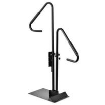 Hemousy 600Lbs Capacity Non-Slip Hot Tub Hand Rail with Slide-Under Mount Base, Adjustable Height Spa Side Handle Bars