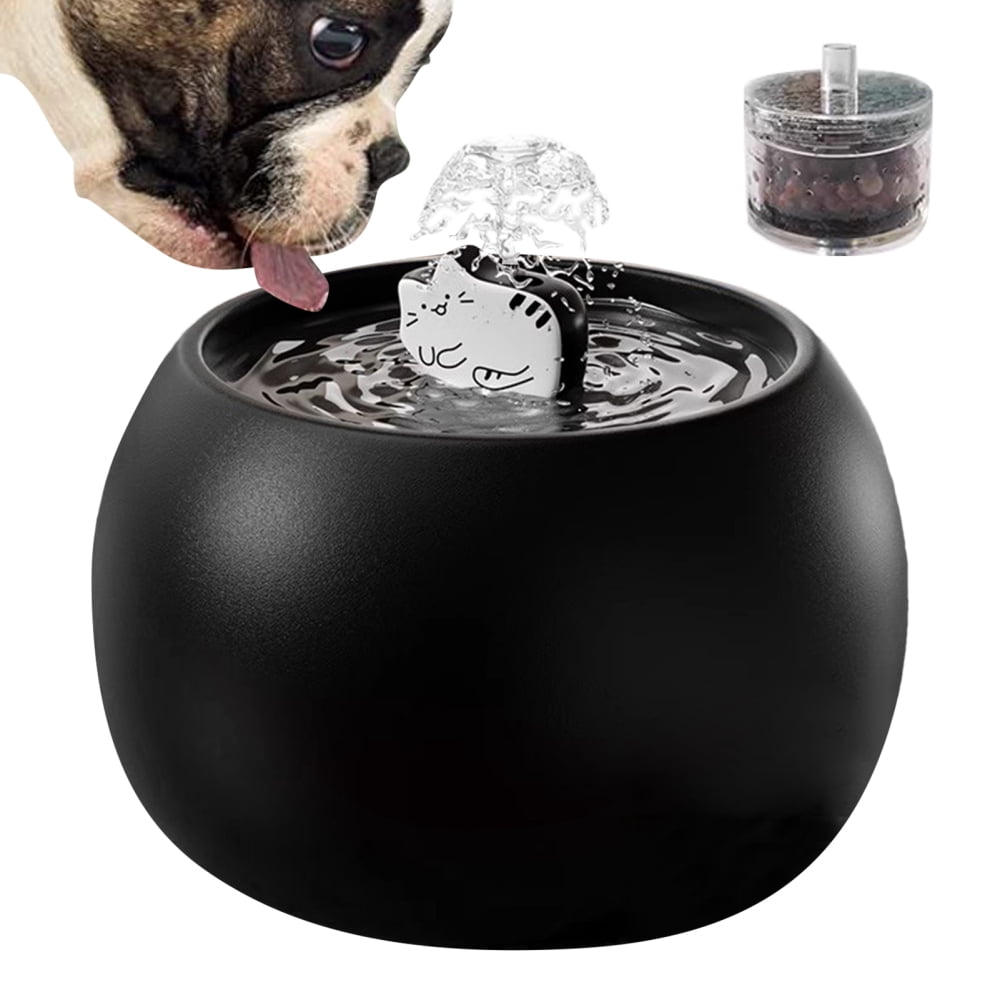 Hemousy Pet Water Fountain Automatic Pet Water Fountain Electric ... - Long Lasting Bubbling Hamster Fountain
