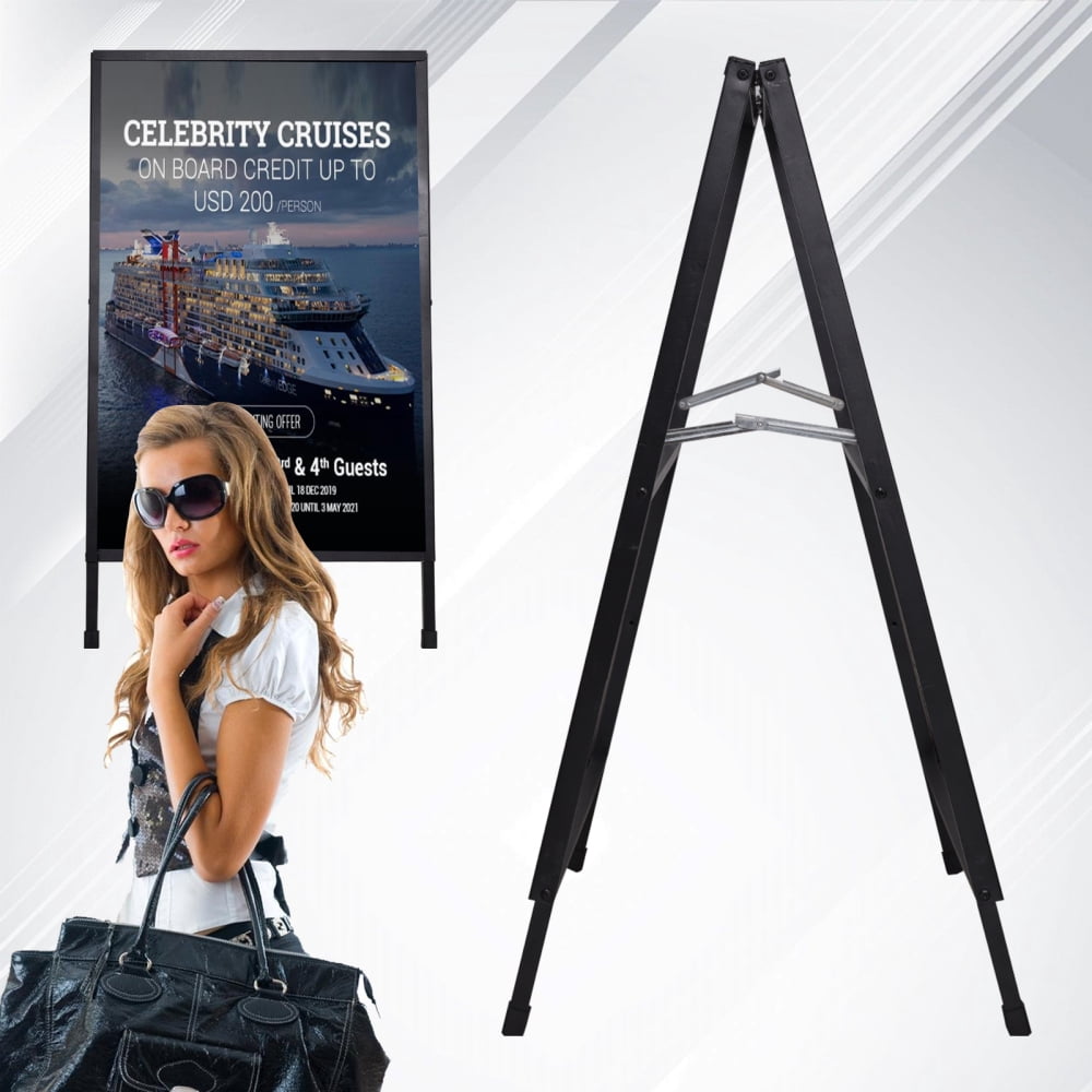 Hemousy Thickened Poster Display Stand 24x36in, Rust-Proof Steel & User ...