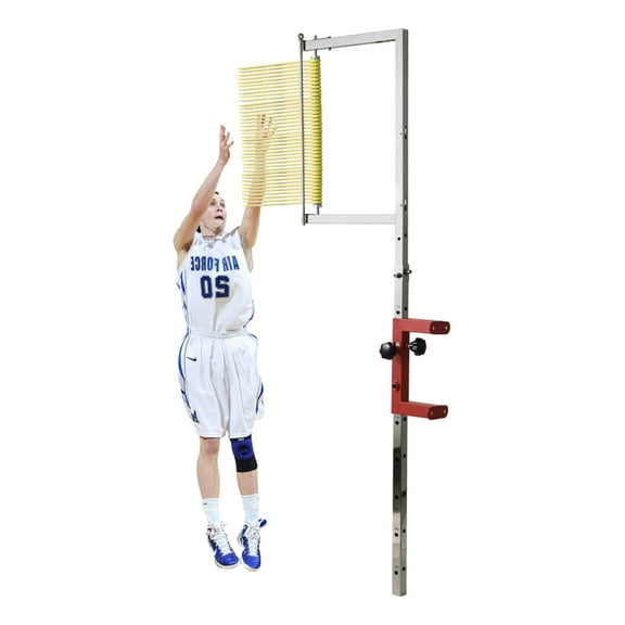 Hemousy Wall Mounted Vertical Jump Tester 11.48ft Max Reach Jump Training Tool with Monochrome Cards