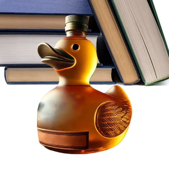 Hemousy Whiskey Bottle Statue Wine Bottle Duck Statue Decanter Decoration for Men Women Whiskey Lovers Family Cabinet Display Storage attractive