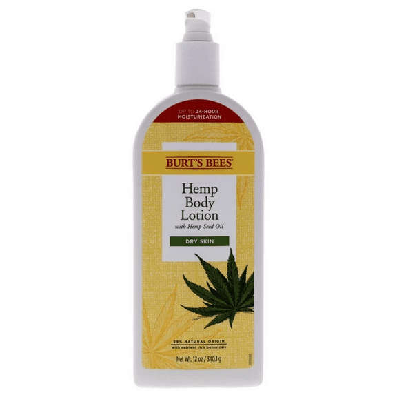Hemp Body Lotion by Burts Bees - 12 Oz Body Lotion (Pack of 16)