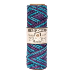 Hemp Cord Spool Variegated 10# 205 Feet/Pkg-Party