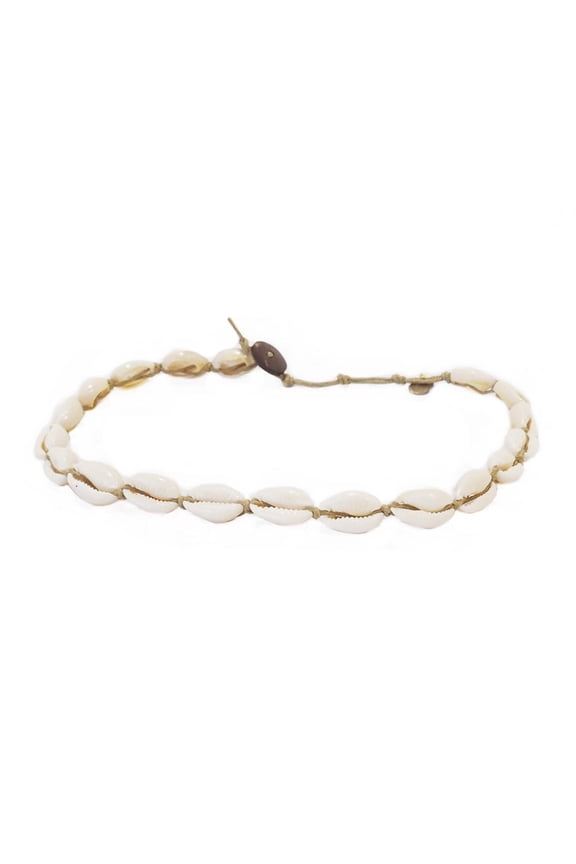 Hemp Cowry Shell Necklace