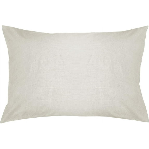 Hemp Fabric 20x30" Queen Pillowcase - Soft Washable Hypoallergenic Pillow Cover, White