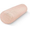 thumbnail image 1 of Hemp Fabric 6x16" Neck Roll Pillowcase - Soft Washable Pillow Cover - Made in USA, Pink, 1 of 8