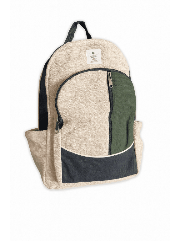 by Unisex Eco Friendly Hemp Laptop Backpack - Rosemary