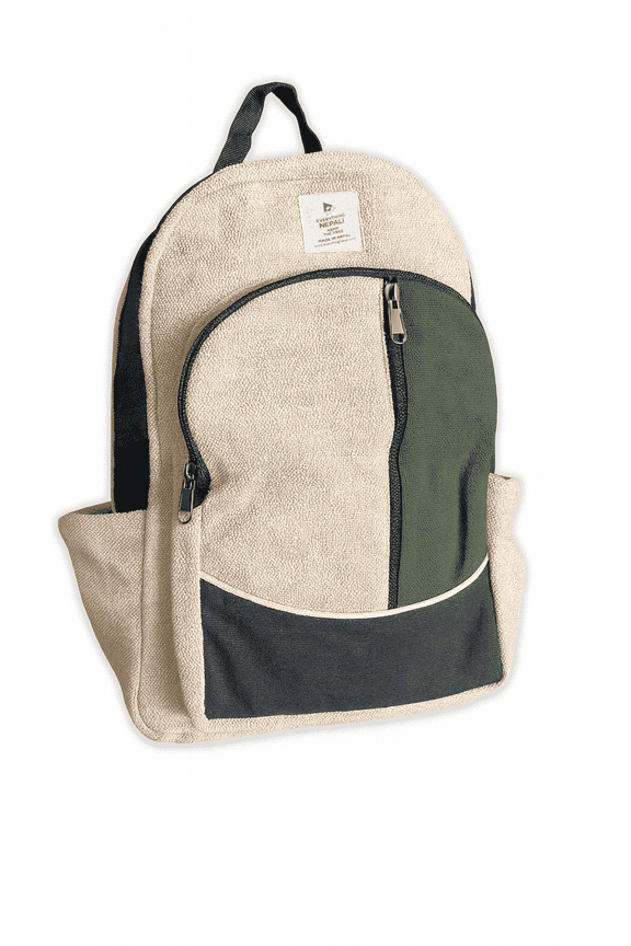 by Unisex Eco Friendly Hemp Laptop Backpack - Rosemary