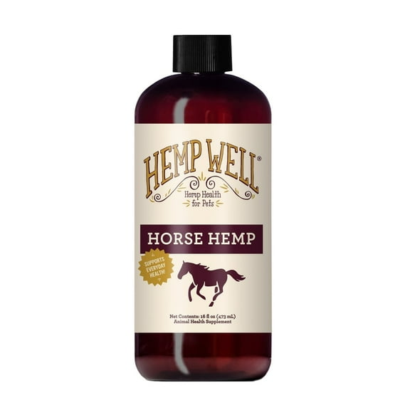 Hemp Well Horse Hemp Oil - Organic, USA Grown - 16 ounce