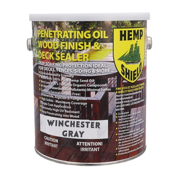 Hemp Shield Wood Deck Sealer Winchester Gray (1 Gallon)