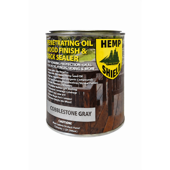HempShield Deck Finish 1Qt Cobblestone Gray