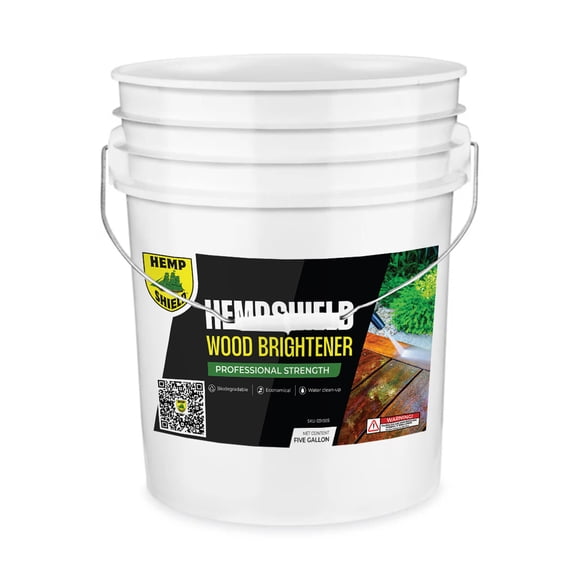Hemp Shield Exterior Wood Brightener (5 Gallon)