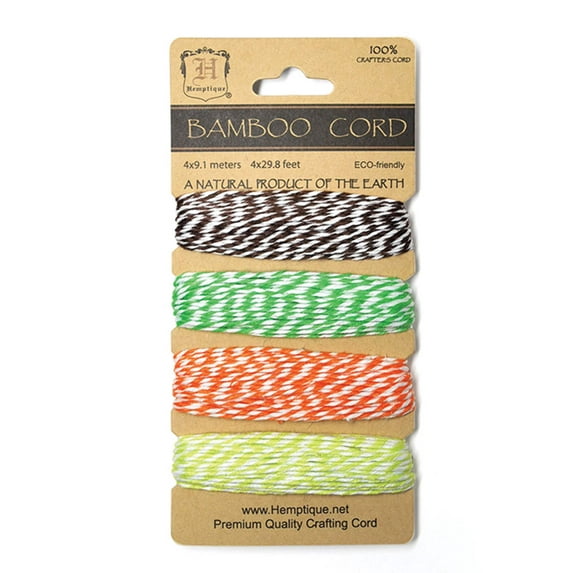Hemptique 2 Ply Bamboo Cord Cards (Bloom)