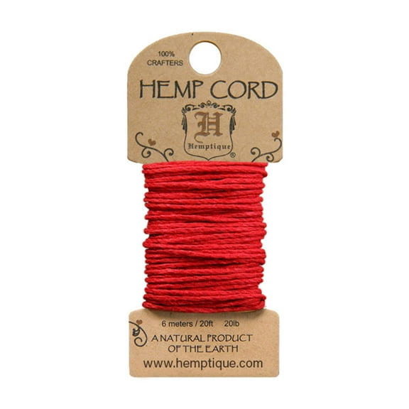 Hemptique #20 Hemp Twine Mini Cards for Arts & Crafts