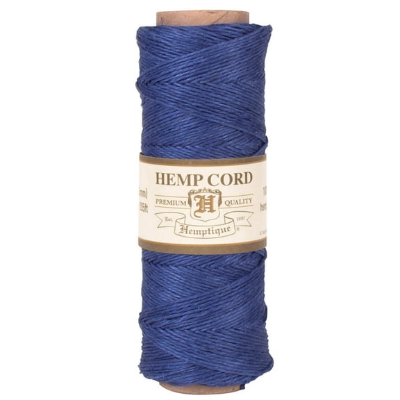 Hemptique 5070812 Hemp Cord Spool, 10 lb, Blue