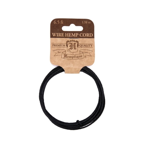 Hemptique 6.5ft Hemp Wire Twine for Arts & Crafts
