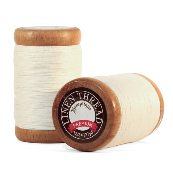 Hemptique Flax Linen Thread 1MM-Natural