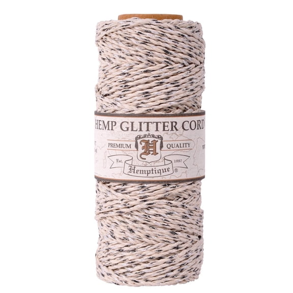 Hemptique Glitter Hemp Cord Spools
