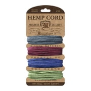 Hemptique Hemp Cord 20lb 120'-Earthy Pastel