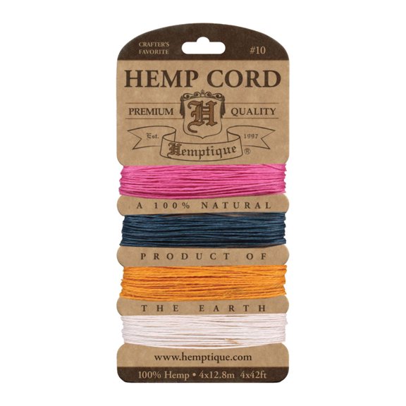 Hemptique Hemp Cord Set, 10 lb., Spring