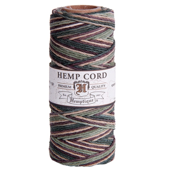 Hemptique Hemp Cord Spool, 20 lb., Camo