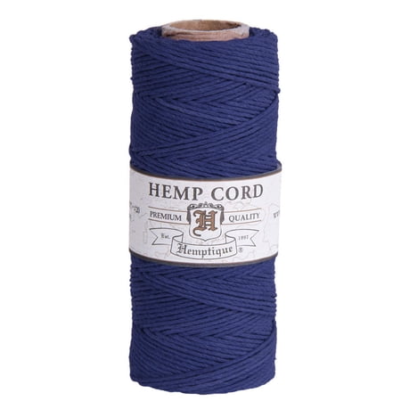 Hemptique Hemp Cord Spool, 20 lb., Navy