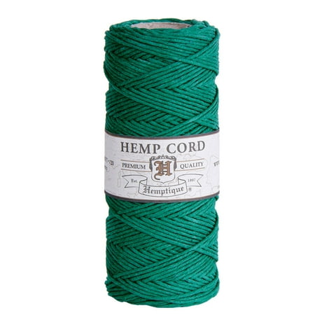 Hemptique Hemp Cord Spool, 20 lb., Green