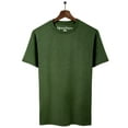 thumbnail image 1 of Hemptique Hemp Crew Neck T-Shirt - Blank Half-Sleeve Shirt (Sage,XL), 1 of 7
