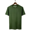 thumbnail image 1 of Hemptique Hemp Crew Neck T-Shirt - Blank Half-Sleeve Shirt (Sage,XXL), 1 of 7