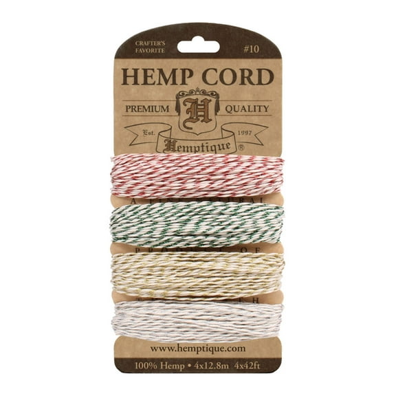 Hemptique Metallic Hemp Cord