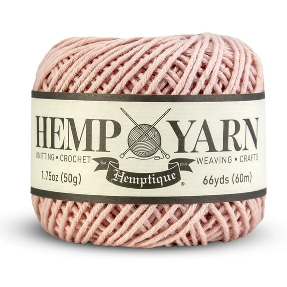 Hemptique Hemp Yarn Ball-DUSTY PINK