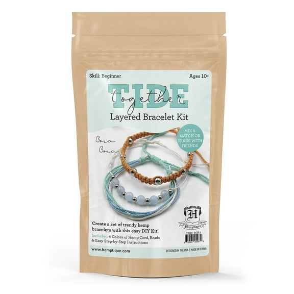 Hemptique Layered Bracelet Kit-Bora