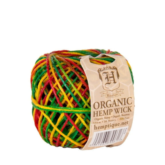 Hemptique Organic Beeswax Hemp Wick - 1.8mm Good Quality Candle Wicks