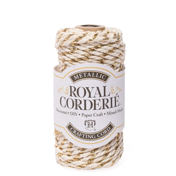 Hemptique Royal Corderié 3mm Cotton Metallic Crafting Twine