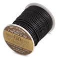 thumbnail image 1 of Hemptique Waxed Cotton Cord - Black, 2 mm, 1 of 1