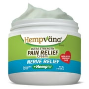 Hempvana Ultra-Strength Nerve Relief Cream, As Seen on TV, Targets Discomfort, Absorbs Quickly 3 Oz Jar
