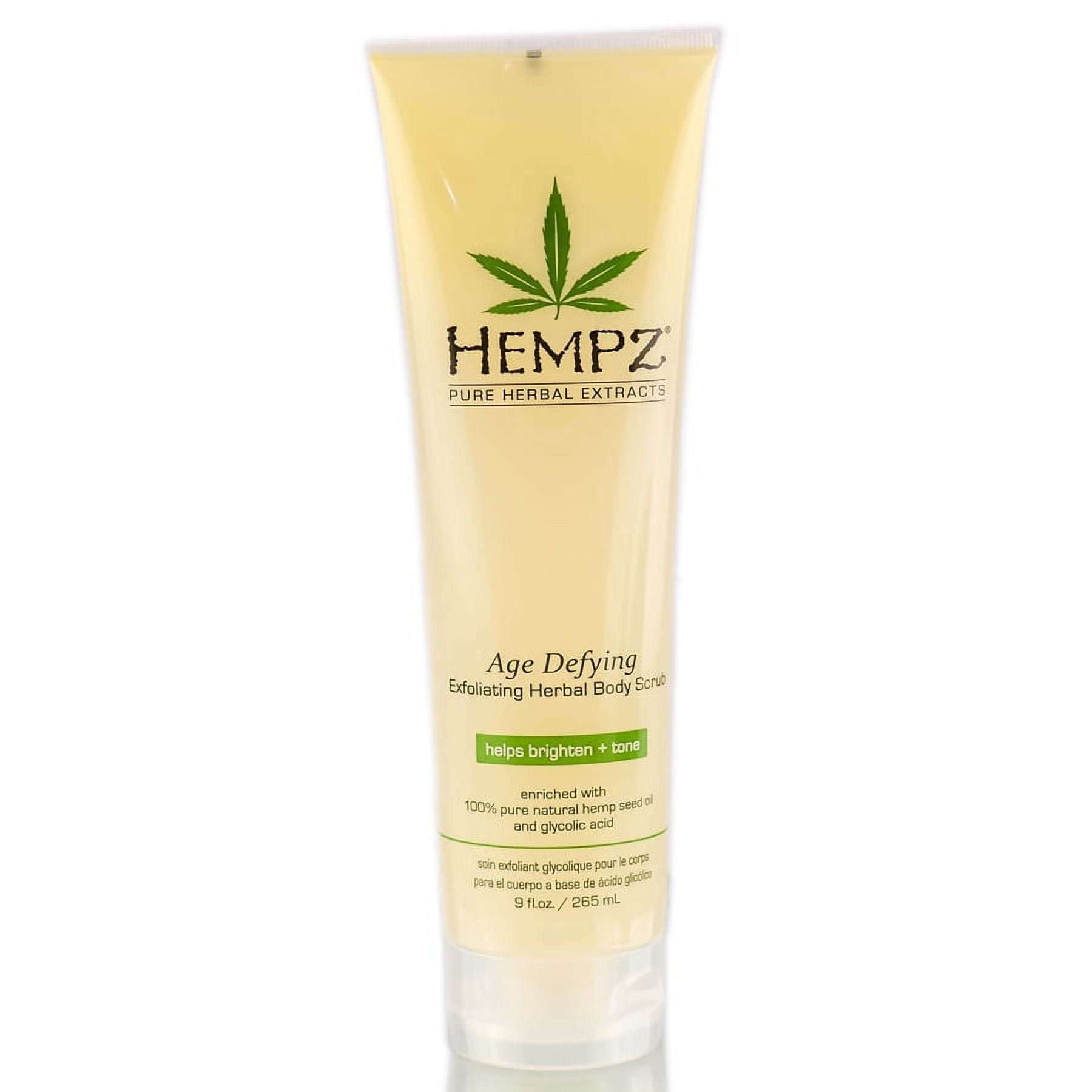 Hempz Age Defying Exfoliating Herbal Body Scrub 9 oz.