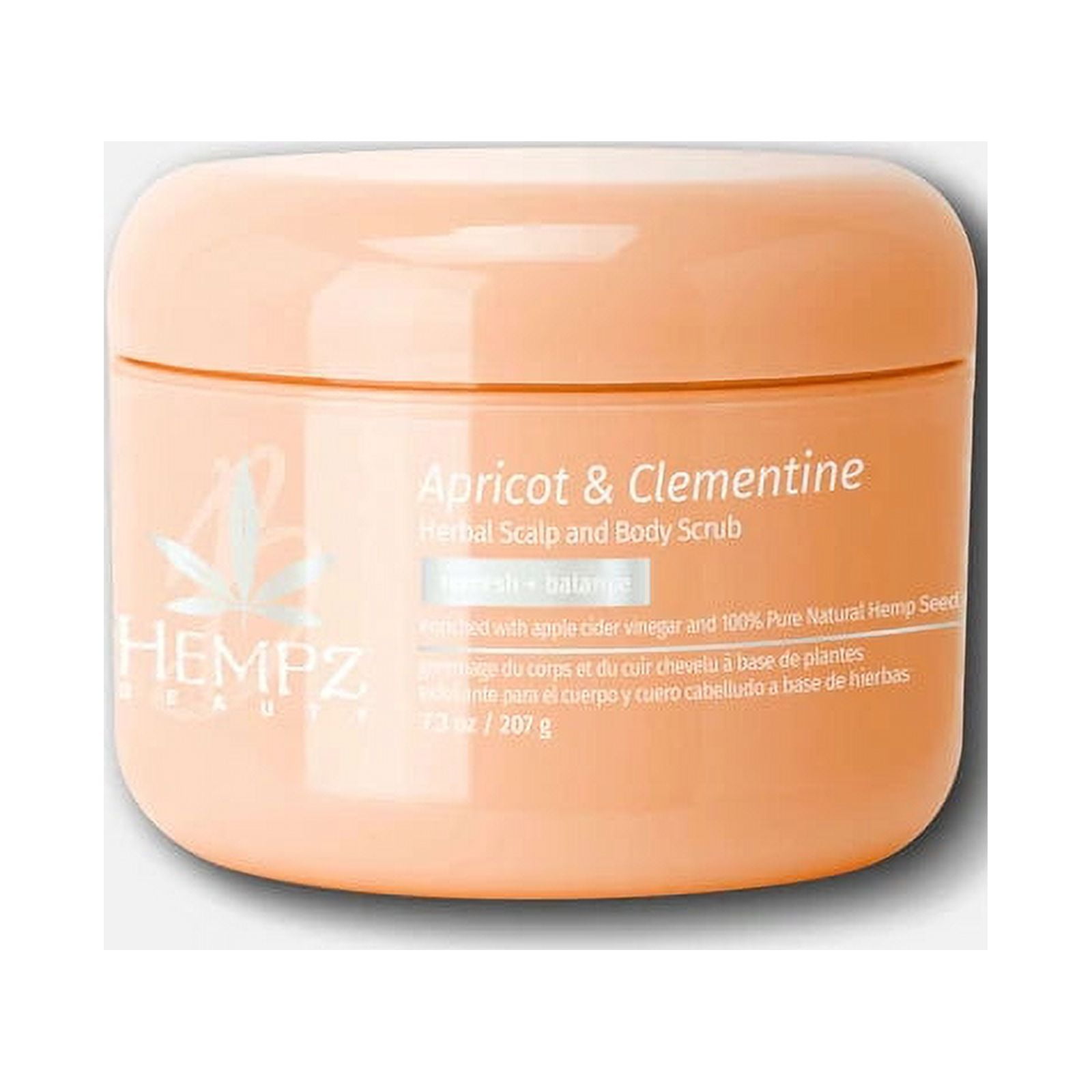 Hempz Apricot And Clementine Herbal Scalp And Body Scrub 73oz 9655