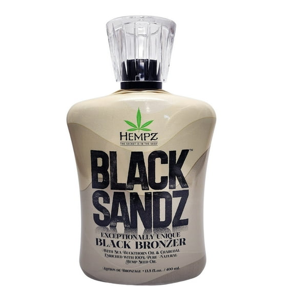 Hempz Black Sandz Black Bronzer Tanning Lotion- 13.5 oz.