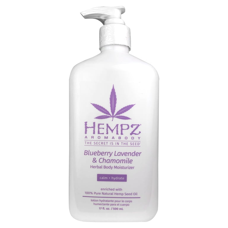 Hempz Herbal Body Moisturizer with Blueberry, Lavender, Chamomile